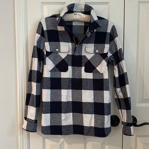 j. crew half zip shirt